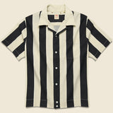 Soapbox Flag Shirt - Black/White - Levis Vintage Clothing - STAG Provisions - Tops - S/S Woven - Stripe