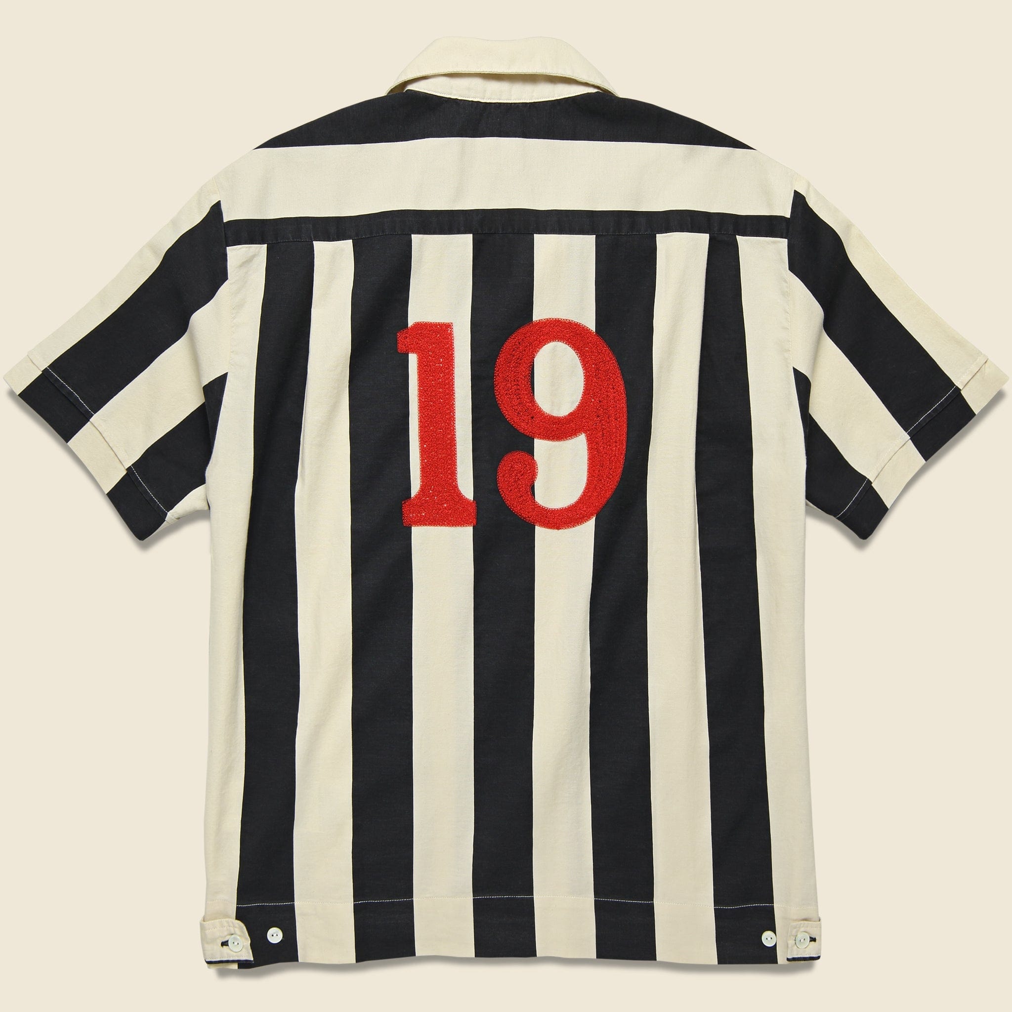 Soapbox Flag Shirt - Black/White - Levis Vintage Clothing - STAG Provisions - Tops - S/S Woven - Stripe