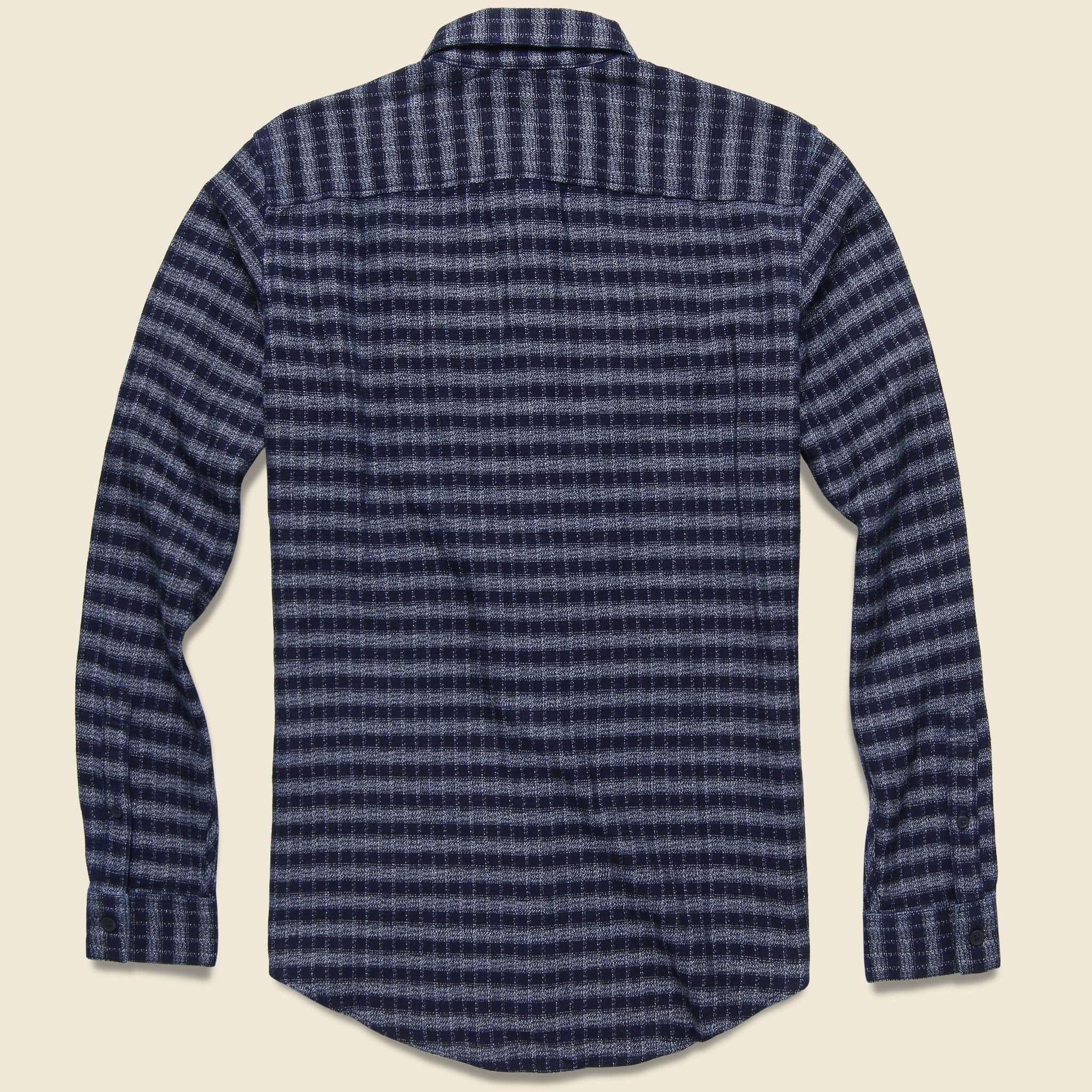 Standard Shirt - Indigo Check - Levis Made & Crafted - STAG Provisions - Tops - L/S Woven - Other Pattern