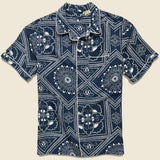 Pajama Shirt - Bandana Blues - Levis Made & Crafted - STAG Provisions - Tops - S/S Woven - Floral
