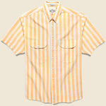 Diamond Shirt - Melon/Orange/White - Levis Vintage Clothing - STAG Provisions - Tops - S/S Woven - Stripe