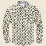 Dove Print Shirt - Beige - Modern Liberation - STAG Provisions - Tops - L/S Woven - Other Pattern