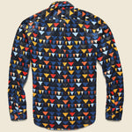 Color Triangle Cord Shirt - Black - Modern Liberation - STAG Provisions - Tops - L/S Woven - Other Pattern
