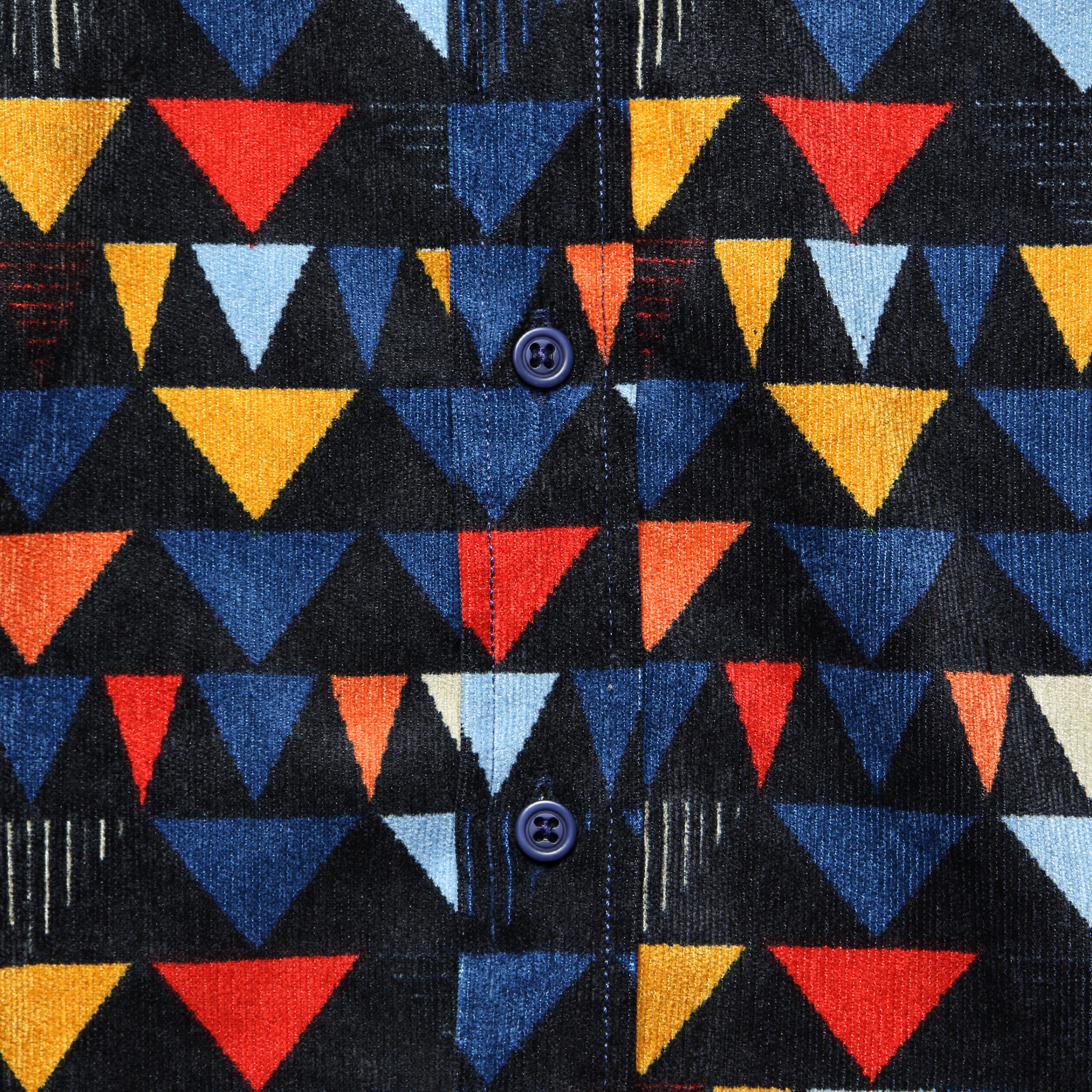 
                          Color Triangle Cord Shirt - Black - Modern Liberation - STAG Provisions - Tops - L/S Woven - Other Pattern
                        