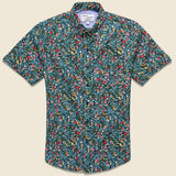 Flower Garden Print Shirt - Hunter - Modern Liberation - STAG Provisions - Tops - S/S Woven - Floral