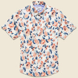 Rose Print Shirt - White - Modern Liberation - STAG Provisions - Tops - S/S Woven - Floral