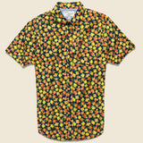 Orange Shirt - Navy - Modern Liberation - STAG Provisions - Tops - S/S Woven - Other Pattern
