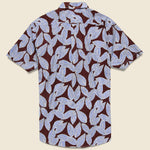 Leaf Print Shirt - Brown - Modern Liberation - STAG Provisions - Tops - S/S Woven - Other Pattern