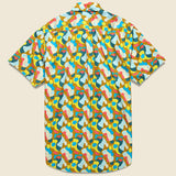 Color Camouflage Shirt - Caramel - Modern Liberation - STAG Provisions - Tops - S/S Woven - Other Pattern