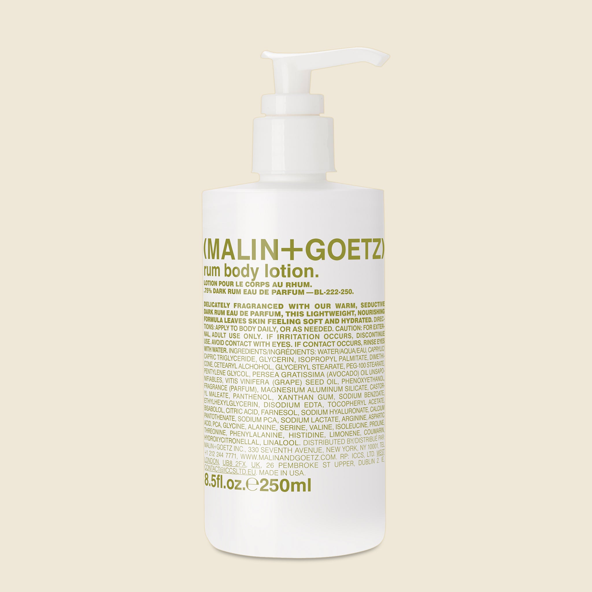 Rum Body Lotion - Malin + Goetz - STAG Provisions - Home - Chemist - Skin Care