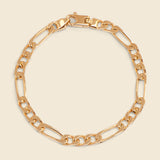 5mm Figaro Chain Bracelet - Gold Vermeil - Miansai - STAG Provisions - Accessories - Cuffs
