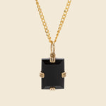 Lennox Onyx Necklace - Black/Gold Vermeil - Miansai - STAG Provisions - Accessories - Necklaces