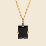 Lennox Onyx Necklace - Black/Gold Vermeil - Miansai - STAG Provisions - Accessories - Necklaces