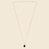 Lennox Onyx Necklace - Black/Gold Vermeil - Miansai - STAG Provisions - Accessories - Necklaces