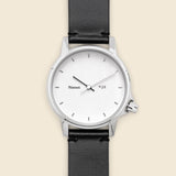 M24 Japanese Watch 39mm - Silver/White/Black Leather - Miansai - STAG Provisions - Accessories - Watches
