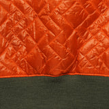 Zigzag Quilted Crewneck - Orange - Monitaly - STAG Provisions - Tops - Fleece / Sweatshirt