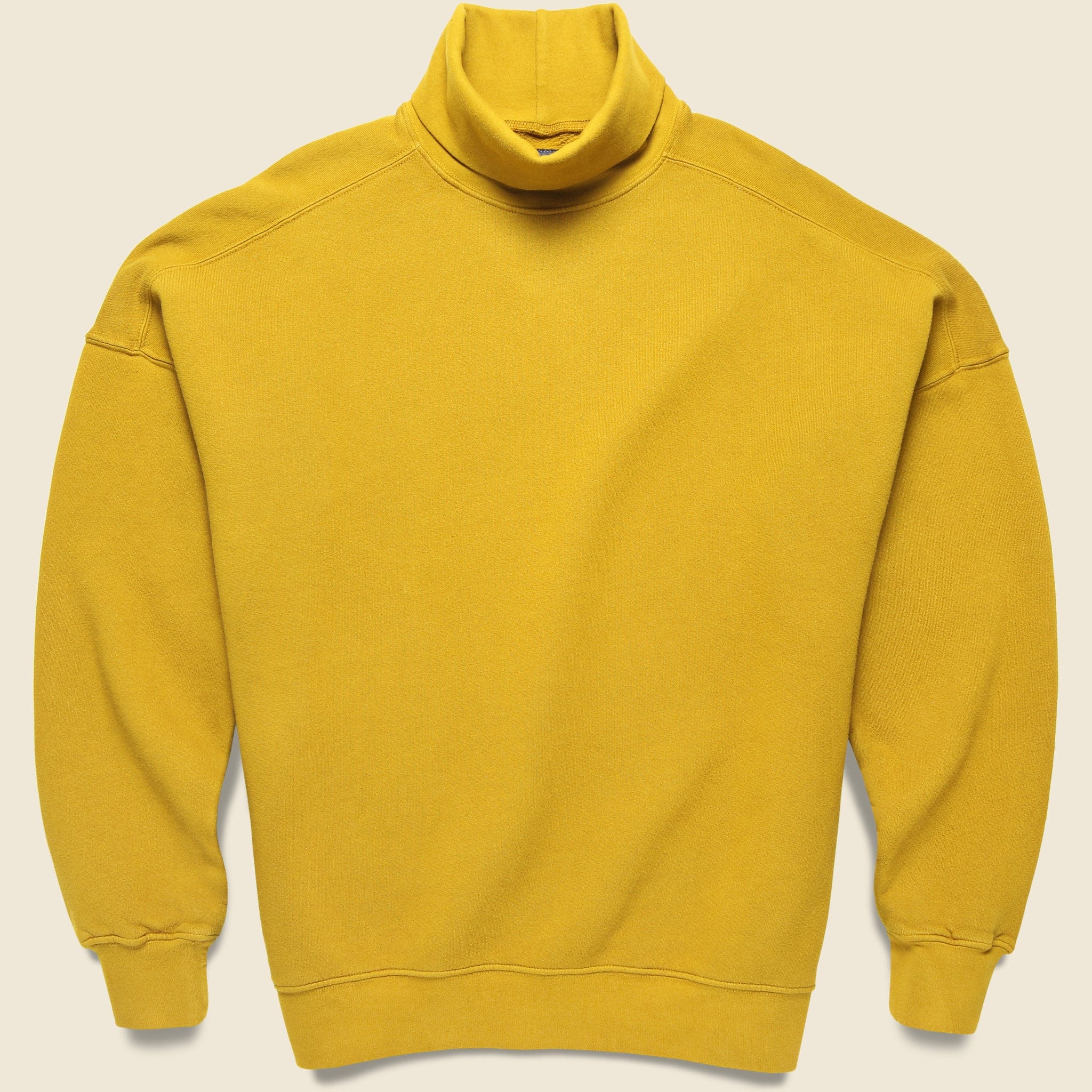 Super Russell Turtleneck - Mustard - Monitaly - STAG Provisions - Tops - Fleece / Sweatshirt