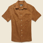 Vacation Shirt - Brown - Monitaly - STAG Provisions - Tops - S/S Woven - Solid