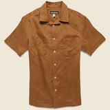 Vacation Shirt - Brown - Monitaly - STAG Provisions - Tops - S/S Woven - Solid