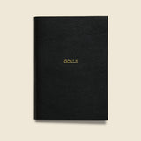 "GOALS" Leather Journal - Black - Paper Goods - STAG Provisions - Gift - Stationery