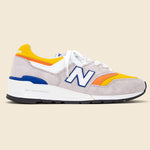 997 Sneaker - Grey/Orange - New Balance - STAG Provisions - Shoes - Athletic