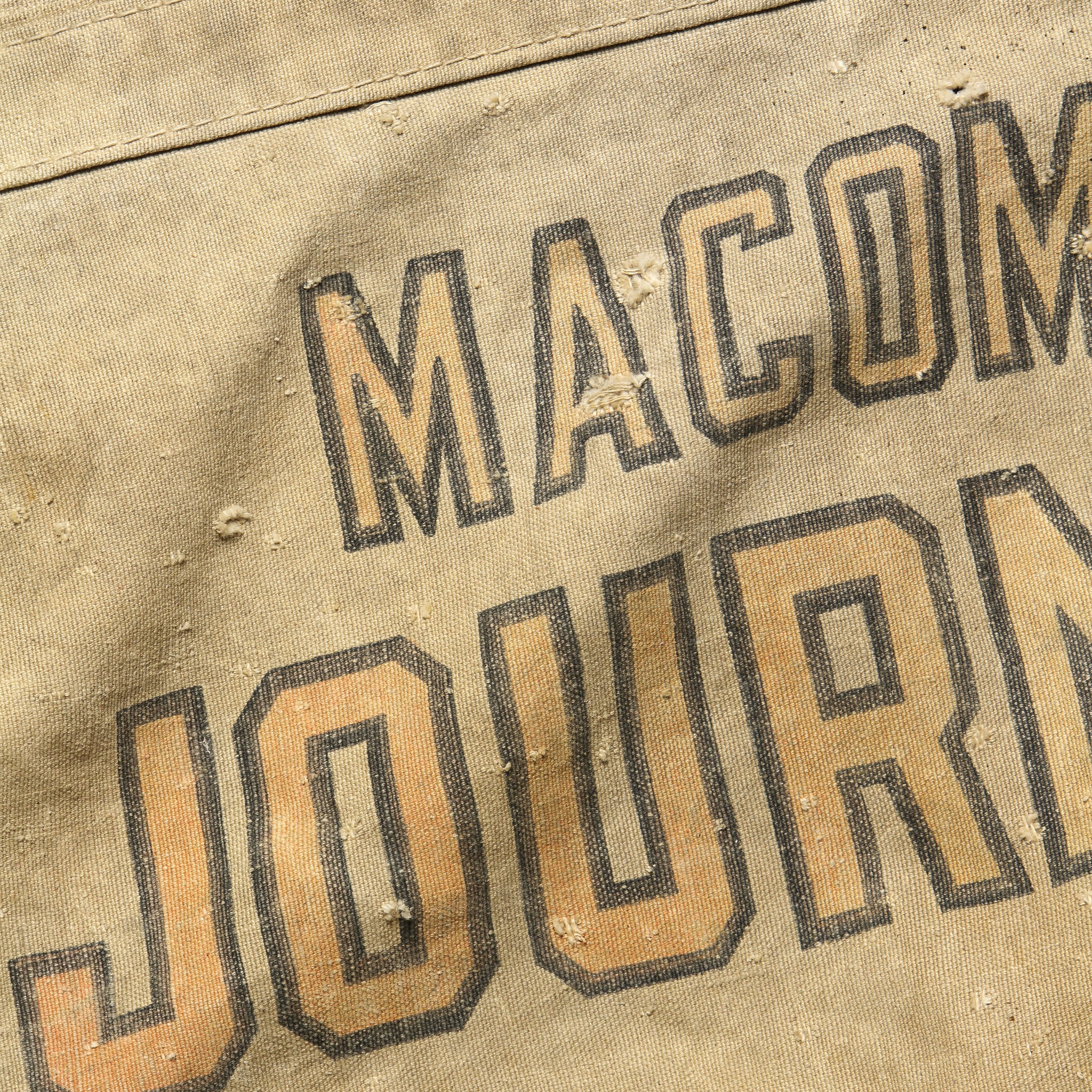 Cotton Messenger Bag - Macomb Journal - Vintage - STAG Provisions - One & Done - Accessories & Jewelry