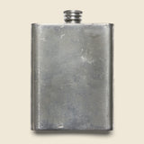 Etched Flask - Pewter - Vintage - STAG Provisions - One & Done - Barware & Smoking