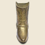 Brass Boot With Spur - Left - Vintage - STAG Provisions - One & Done - Miscellaneous