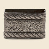Carved Bandana Slide - Sterling Silver - Vintage - STAG Provisions - One & Done - Accessories & Jewelry