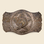 Horse in Star Belt Buckle - Silver - Vintage - STAG Provisions - One & Done - Accessories & Jewelry