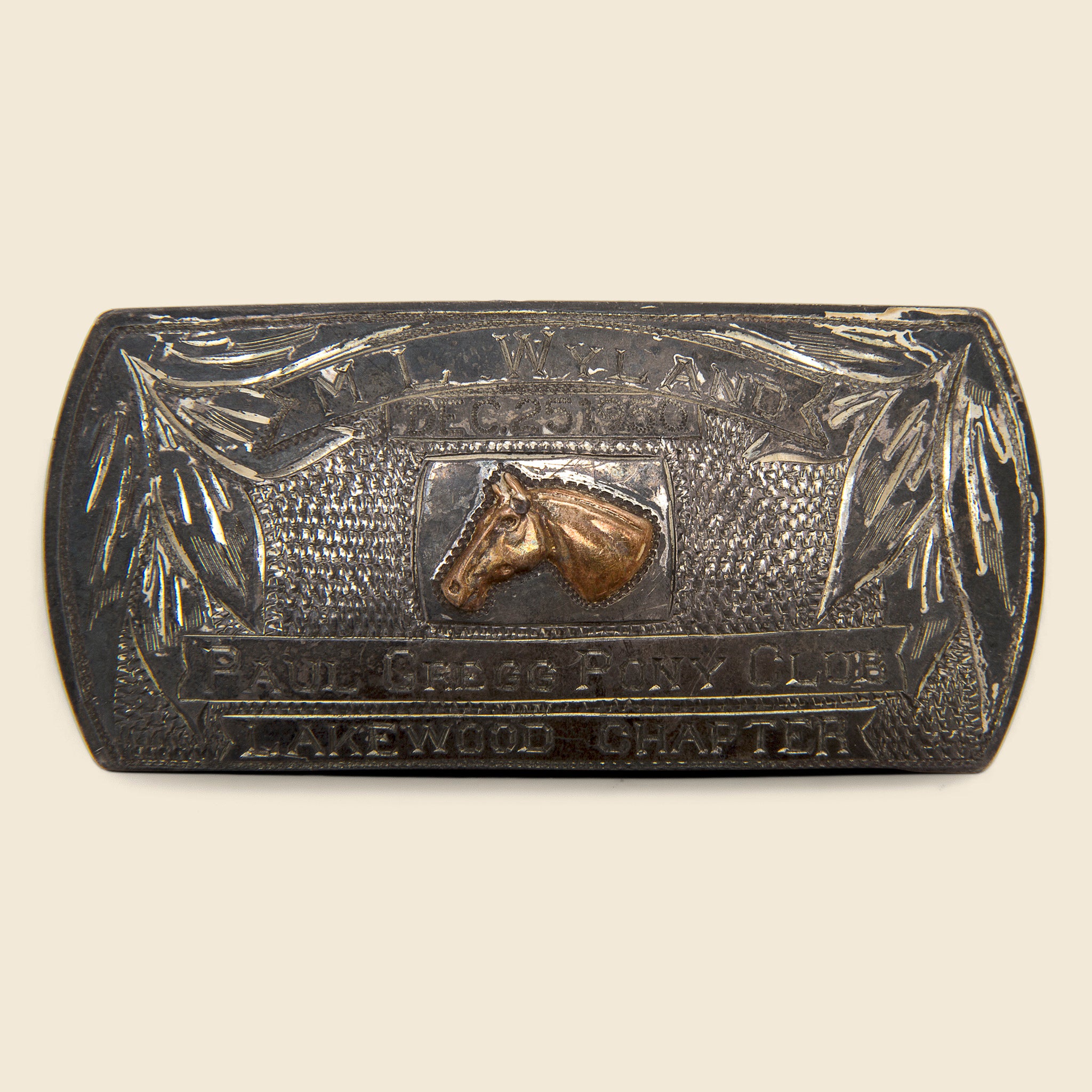Pony Club Belt Buckle - Sterling Silver - Vintage - STAG Provisions - One & Done - Accessories & Jewelry