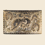 Carved Bucking Bronco Belt Buckle - Silver - Vintage - STAG Provisions - One & Done - Accessories & Jewelry