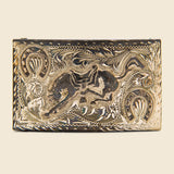 Carved Bucking Bronco Belt Buckle - Silver - Vintage - STAG Provisions - One & Done - Accessories & Jewelry
