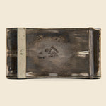 Longhorn Belt Buckle with Abalone Inlay - Silver - Vintage - STAG Provisions - One & Done - Accessories & Jewelry