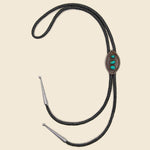 Three Stone Turquoise Bolo Tie - Silver - Vintage - STAG Provisions - One & Done - Accessories & Jewelry