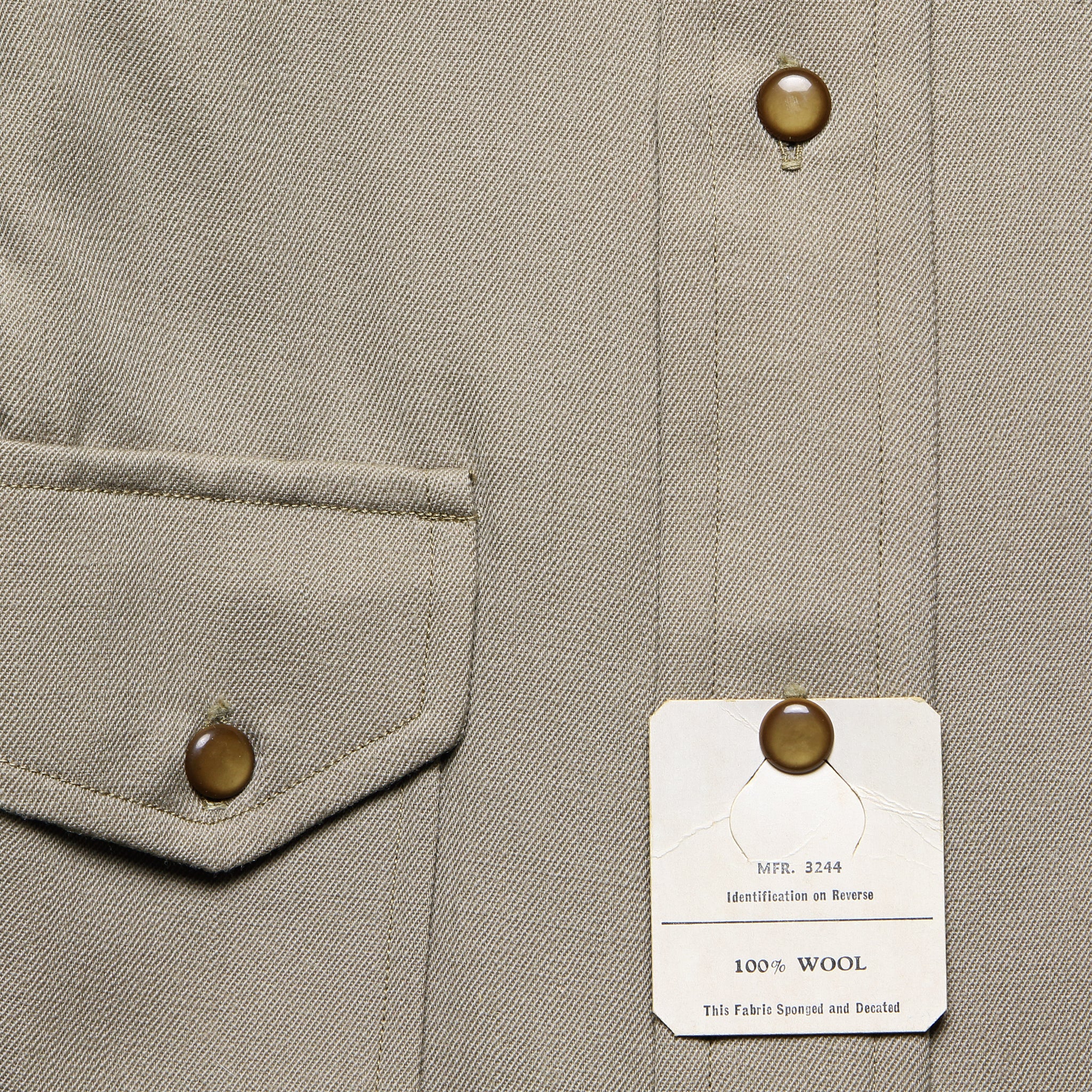 Deadstock Western Shirt - Grey - Vintage - STAG Provisions - One & Done - Apparel