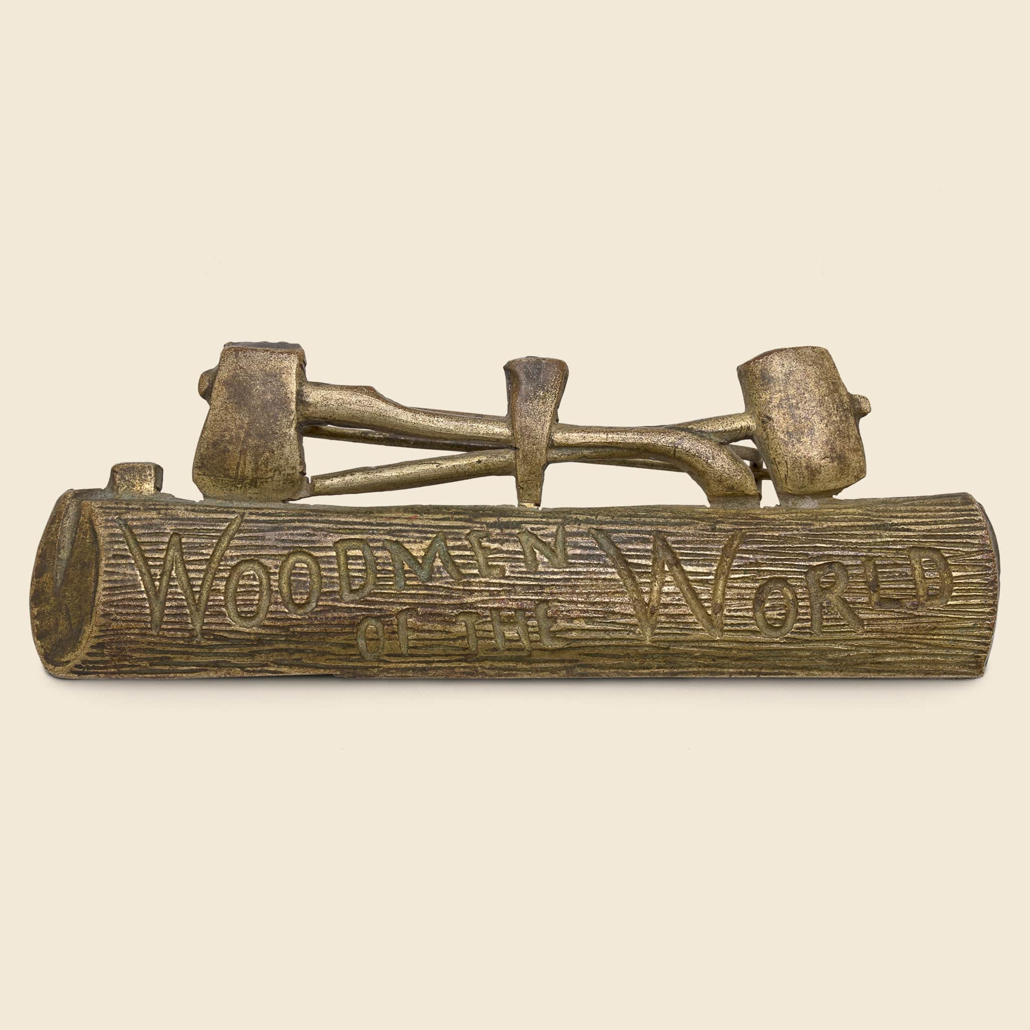 Woodman of the World Pin - Brass - Vintage - STAG Provisions - One & Done - Accessories & Jewelry