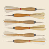 Turkey Feather Darts Set - White - Vintage - STAG Provisions - One & Done - Miscellaneous