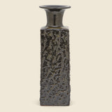 Black Textured Studio Pottery Vase - Vintage - STAG Provisions - One & Done - Art