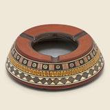 Clay Ashtray with Incan Design - Vintage - STAG Provisions - One & Done - Barware & Smoking