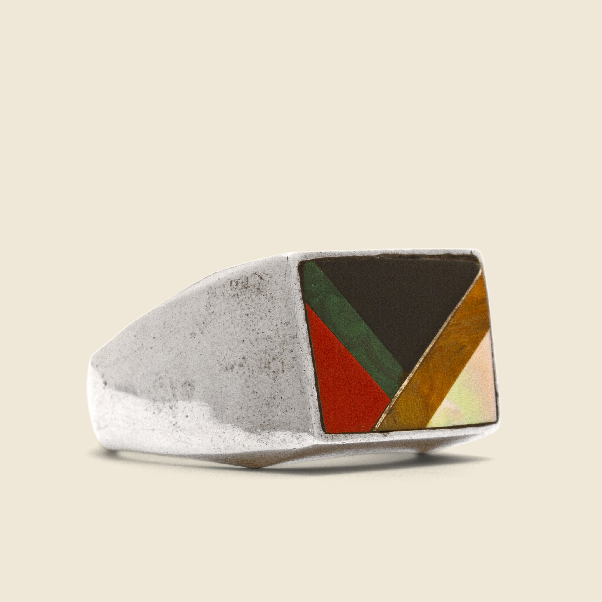 5 Stone Geo Ring - Vintage - STAG Provisions - One & Done - Accessories & Jewelry