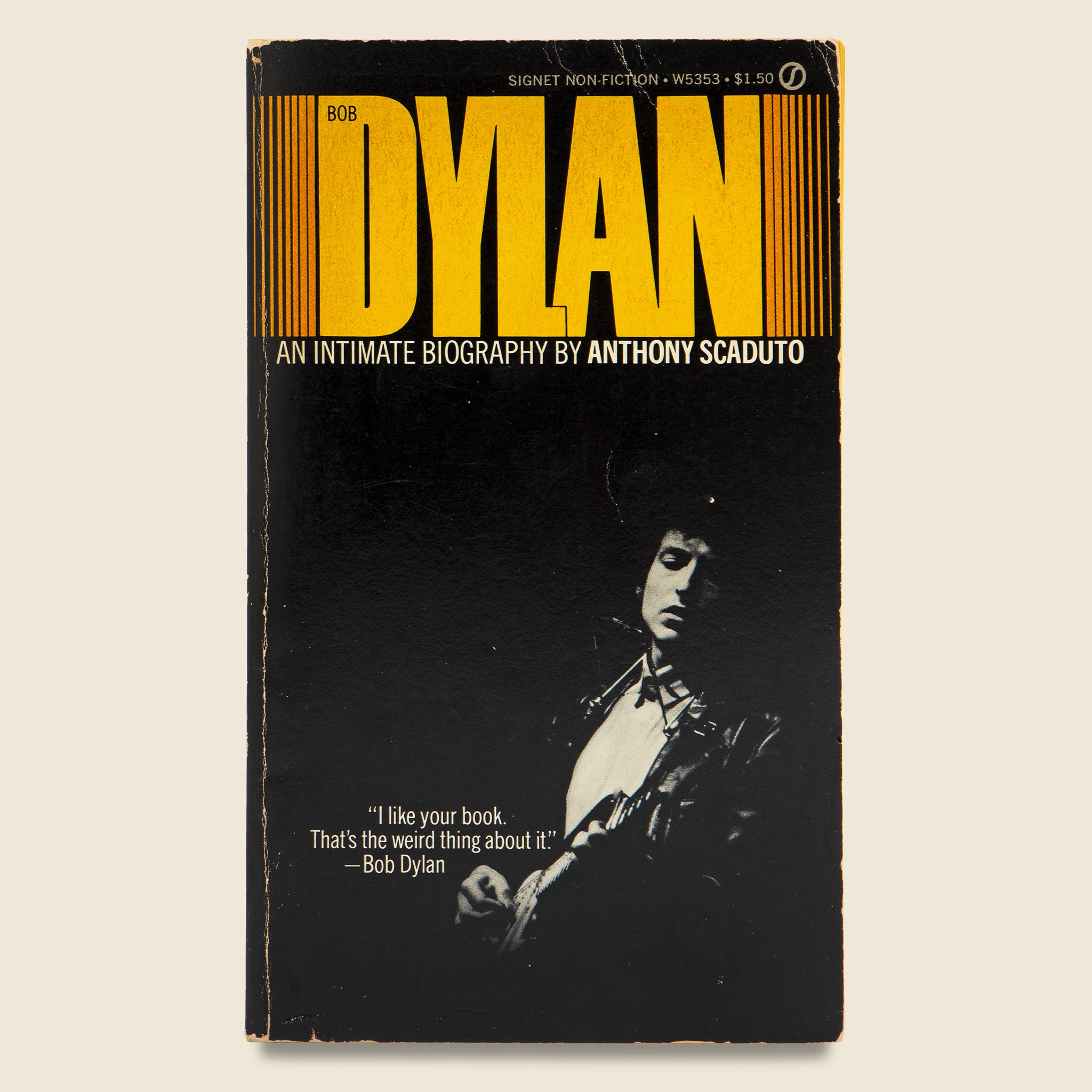 1970s Bob Dylan Biography Book - Vintage - STAG Provisions - One & Done - Miscellaneous