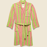 The Berry Robe - Pink/Green Stripe - OAS - STAG Provisions - Tops - Robe