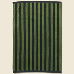 Green Stripe Towel - Green/Black - OAS - STAG Provisions - Gift - Towel