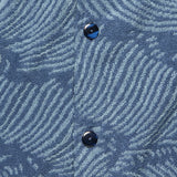 Wavy Terry Shirt - Blue - OAS - STAG Provisions - Tops - S/S Knit