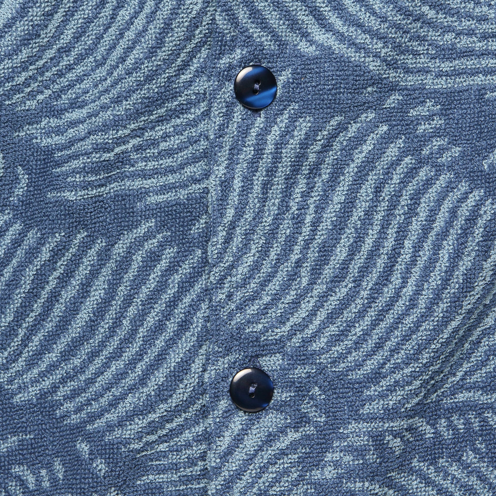 Wavy Terry Shirt - Blue - OAS - STAG Provisions - Tops - S/S Knit