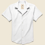 Solid Terry Shirt - White - OAS - STAG Provisions - Tops - S/S Knit