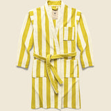 Mustard Terry Robe - Yellow/Cream Stripe - OAS - STAG Provisions - Tops - Robe