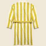 Mustard Terry Robe - Yellow/Cream Stripe - OAS - STAG Provisions - Tops - Robe