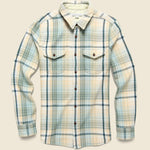 Blanket Shirt - Grey Mist Bienvenido Plaid - Outerknown - STAG Provisions - Tops - L/S Woven - Plaid